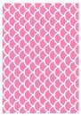 Printed Wafer Paper - Fish Scale Pastel Pink